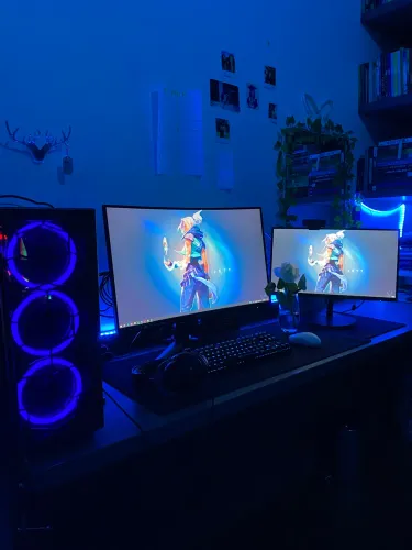 SETUP GAMER COMPLETO - RYZEN 5 5600X, GTX 1050TI, 16GB RAM - MONITOR 240Hz