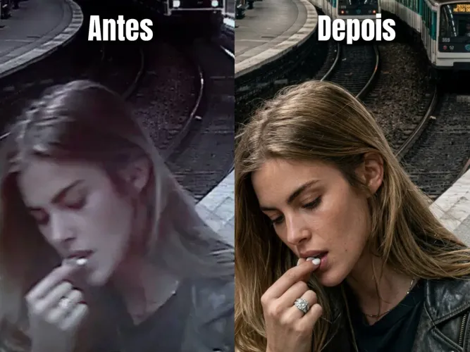 Melhoria Fotos Baixa Qualidade -> Alta Definição (4K/HD)