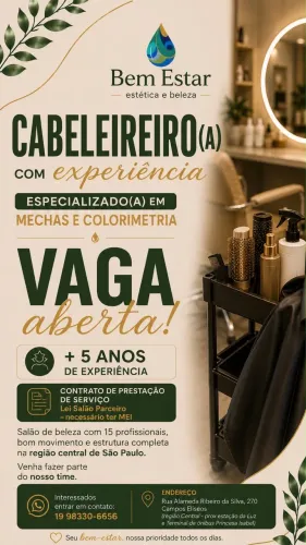 Vaga de Cabelereiro