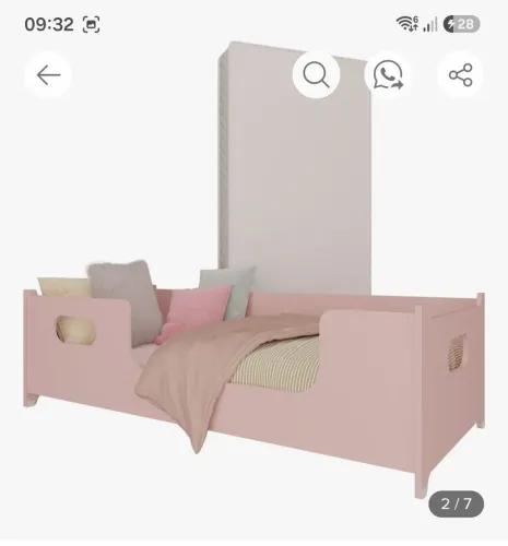 Cama montessoriana infantil