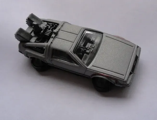hot wheels delorean back to the future time machine hover mode hotwheels