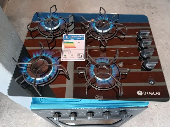 Fogão Cooktop 4 bocas novíssimo