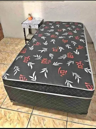 Cama Box Solteiro Completa Frete Gratis