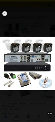 Kit Sistema de filmagem e serviço