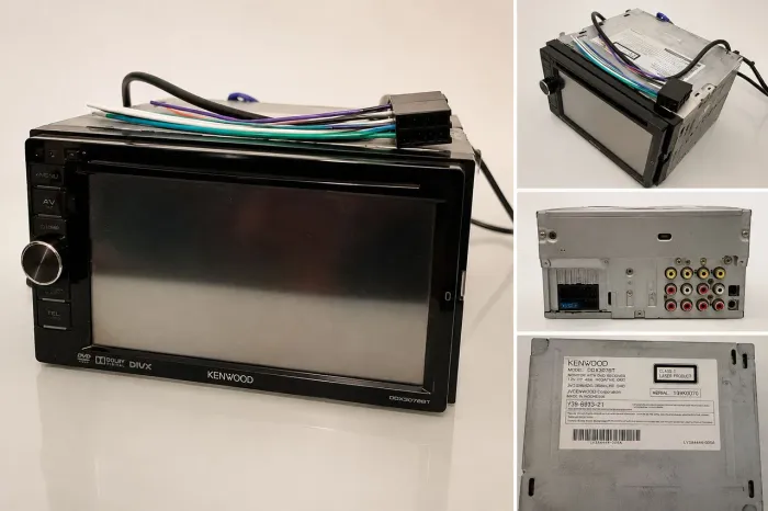 Kenwood DDX3078BT 2 Din Bluetooth DVD Touch Screen - Retirada de Hilux
