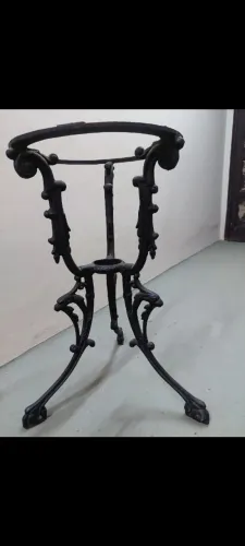 Base de mesa em ferro fundido, estilo francês,Art nuveau