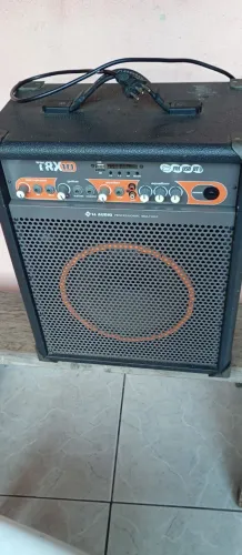Caixa amplificada com bluetooth várias entradas 