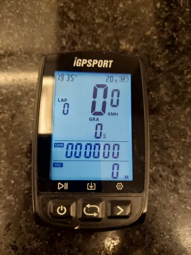 ?GPS Ciclismo iGPSPORT iGS50E com Strava, ANT+ e Tela Grande (Ciclocomputador)