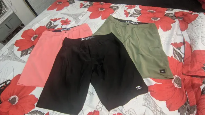 Bermuda social com bolso