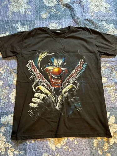 Camiseta Preta Estampada - Nova, Tamanho G