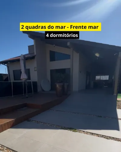 Casa frente mar Balneário Esplanada