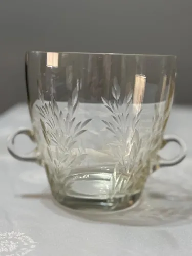 Balde de gelo em cristal lapidado