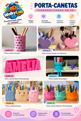 Porta-Canetas Personalizado