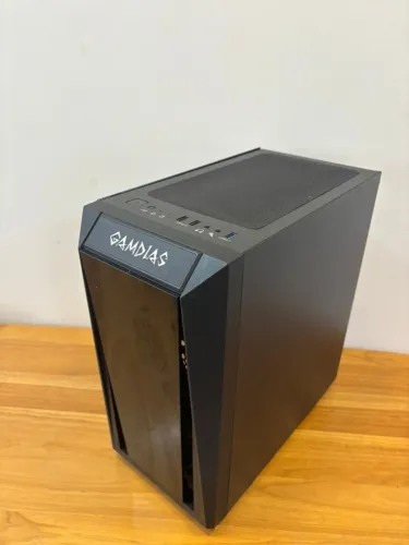 Gabinete PC Gamer Gamdias Preto com 2 Fans RGB [Usado] Gabinete Gamer Gamdias, Talos E1, P