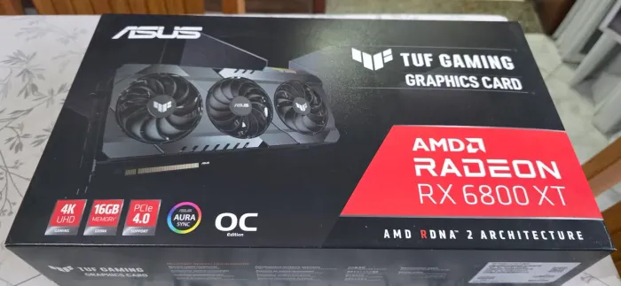 Placa de vídeo Asus RX6800XT OC Edition 16GB PCIe4.0 