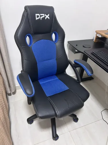 Cadeira Gamer Azul Giratória GT5 - DPX
