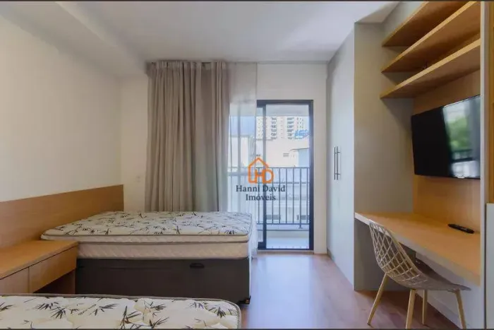 Studio a venda mobiliado porteira fechada na vila mariana 1 dormitório 1 suíte , 23 m² 600