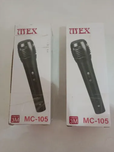 2 MICROFONES (NOVO NUNCA USADO)