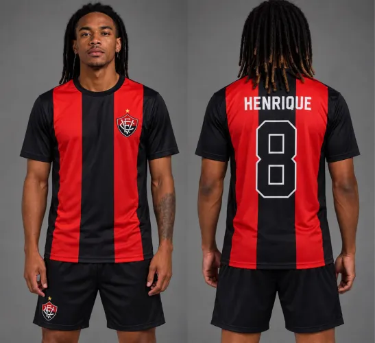 10 Uniformes Personalizados para Time de Futebol - Camisa + Short / Dry-fit