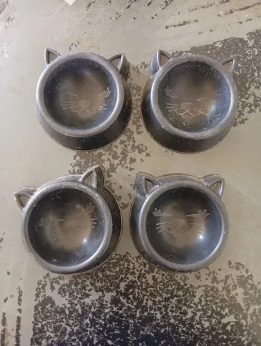 Porta ração p/gatos 4 unidades