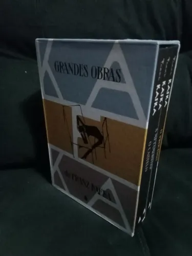 Box 3 livros Franz Kafka Grandes Obras Metamorfose Processo Castelo capa dura