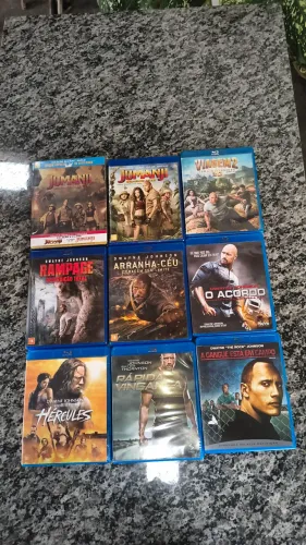 Coleção Dwayne Johnson Blu-ray+ Stellbook 9 Filmes