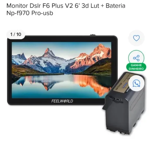 Monitor externo para camera