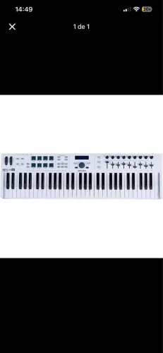 Teclado controlador arturia