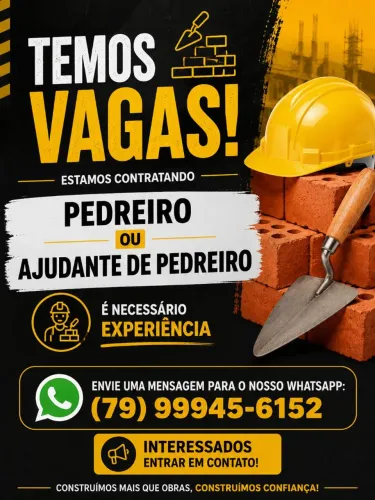 Precisamos de Pedreiro