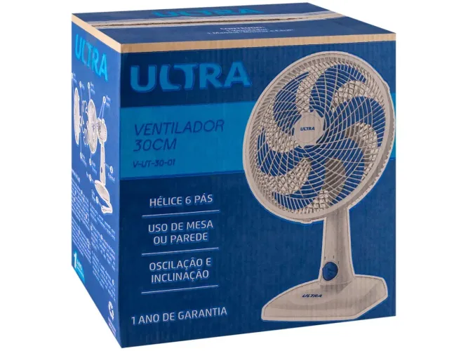 Novo ventilador ultra 30cm 