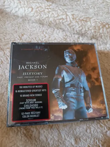 CD Michael Jackson Past, present and Future. History Begins and History Continues.s.