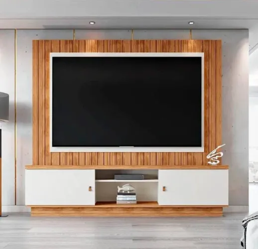 Painel frisado santos p/tv de até 70 novo a pronta entrega