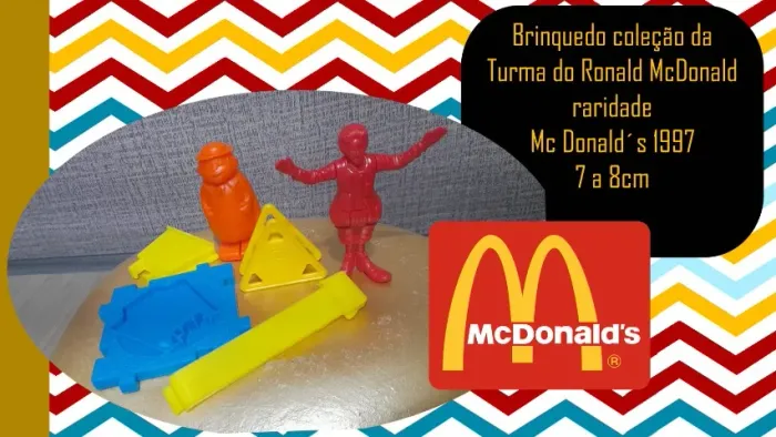 Brinquedo coleção da Turma do Ronald McDonald raridade Mc Donald´s 1997