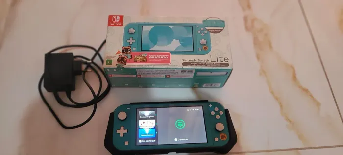 Nitendo switch lite versão animal crossing