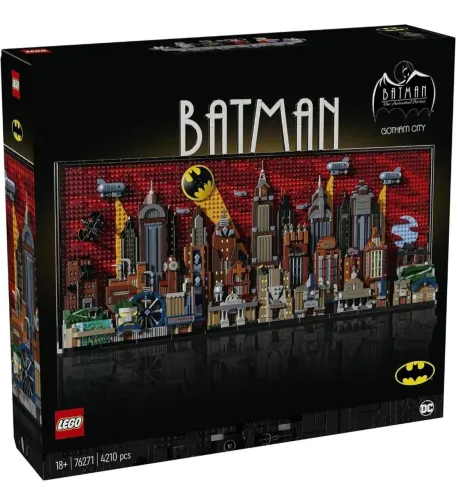 LEGO 76271 Super Heróis: Batman: a Série Animada Gotham City 18+ Bloco Brinquedo
