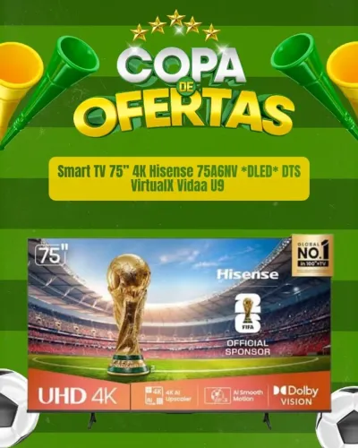 Smart TV Hisense 75 Polegadas | Lacrada | Nota Fiscal