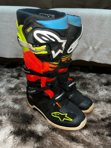 Bota Alpinestars Tech 7 Original - Tamanho 43 - Pouquíssimo Uso