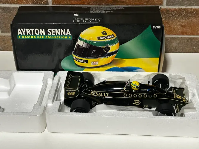 MINICHAMPS - Lotus 98t 1986 Ayrton Senna - Escala 1/18
