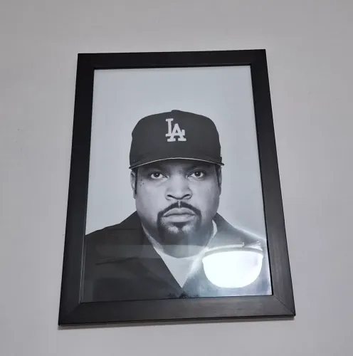 Quadro Para Decoração 33x24 Hip Hop Ice Cube