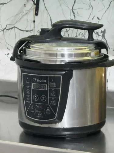Panela de pressão elétrica usada