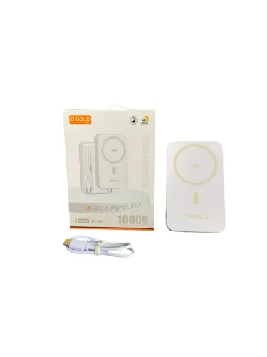 CARREGADOR PORTÁTIL INDUÇÃO 10.000MAH TURBO GOLD BTE-60B