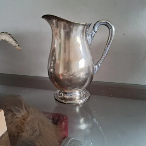 Jarra antiga banhada prata 90
