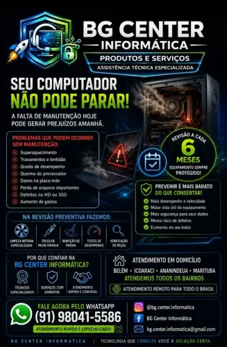 Técnico em Informática Serviços e Produtos. 02