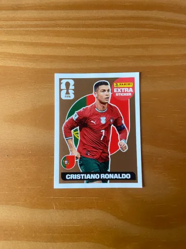 Figurinha Cristiano Ronaldo Bronze Extra Sticker Panini Copa 2026
