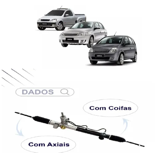 Caixa Setor Direção Hidráulica Montana / Meriva / Corsa (frente montana) - Remanufaturada