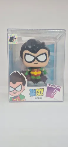 Boneco Colecionavel Robin Fandom Box Jovens Titans em Ação