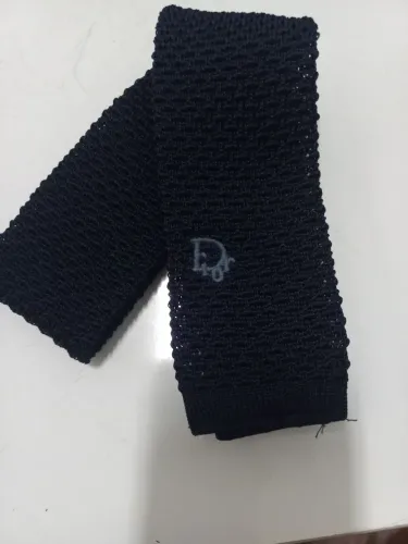 Gravata Dior vintage em tricó