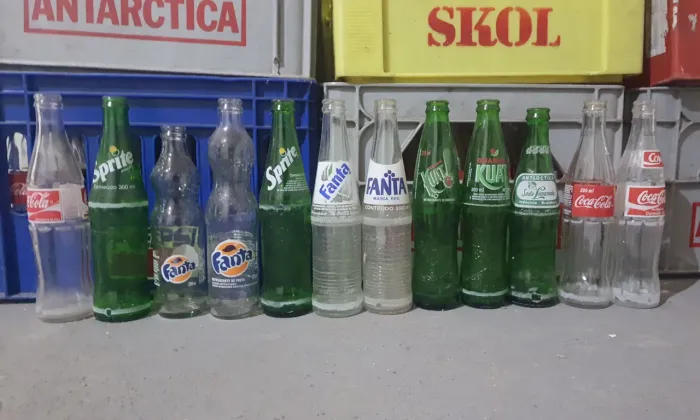 10x garrafa antiga coleção 10 unidades