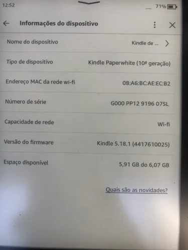 Kindle paperwhite 10