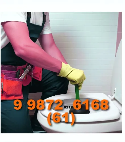 Desentupimento em Samambaia, Riacho Fundo, Guará e Águas Claras